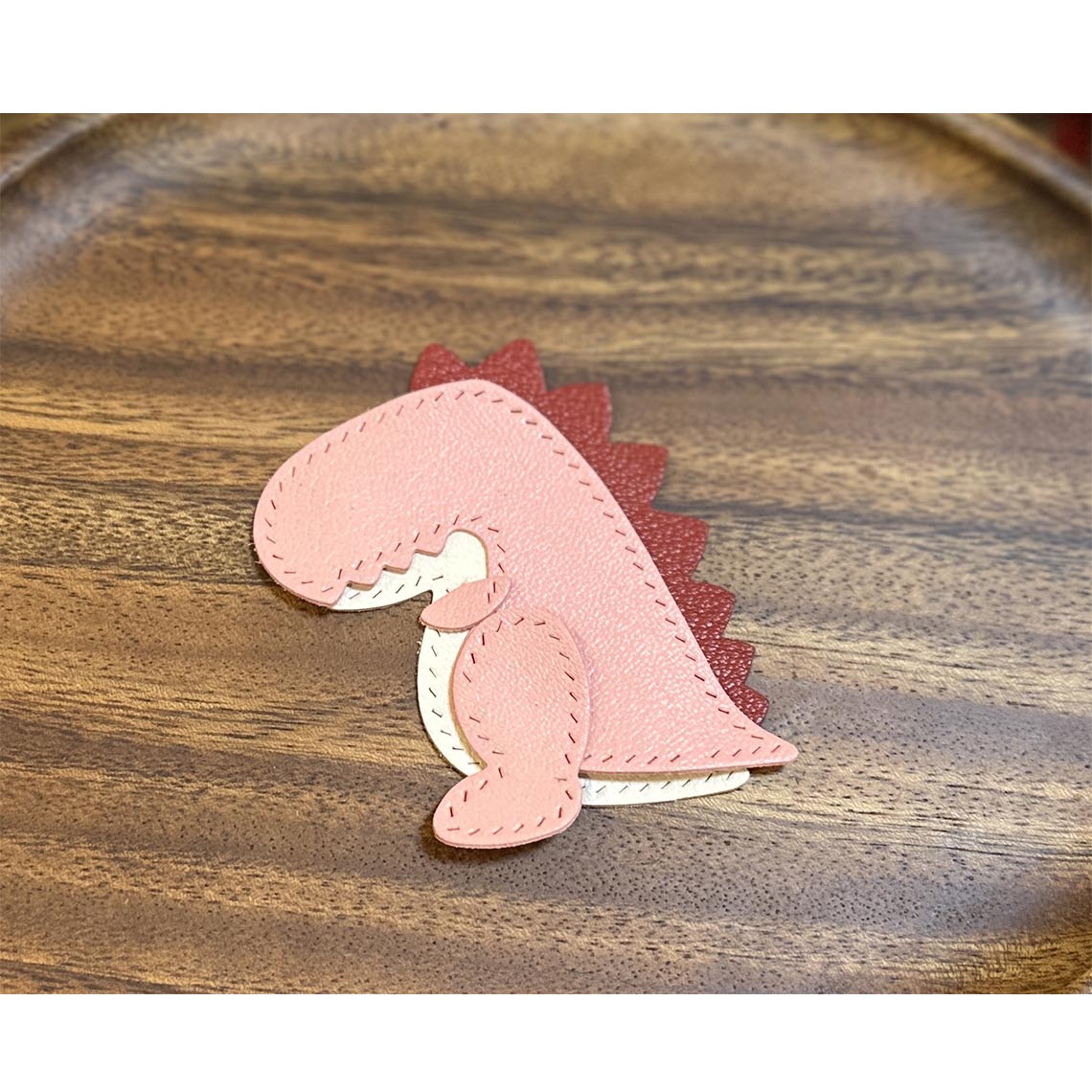 CUCUBIRD POPSEWING® Leather Dinosaur Keychain DIY Kit  