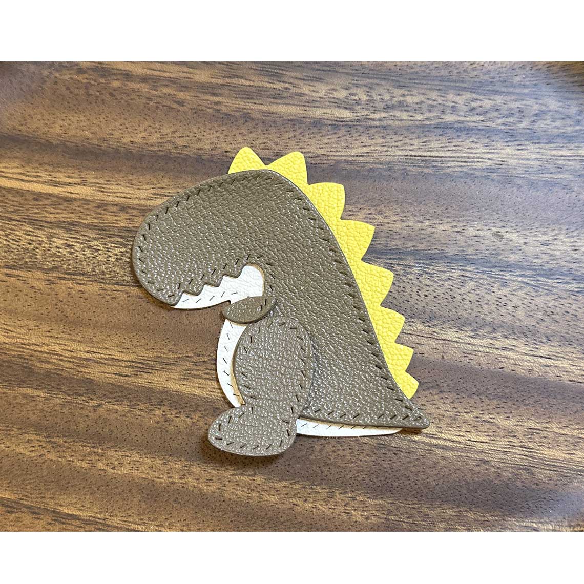 CUCUBIRD POPSEWING® Leather Dinosaur Keychain DIY Kit  