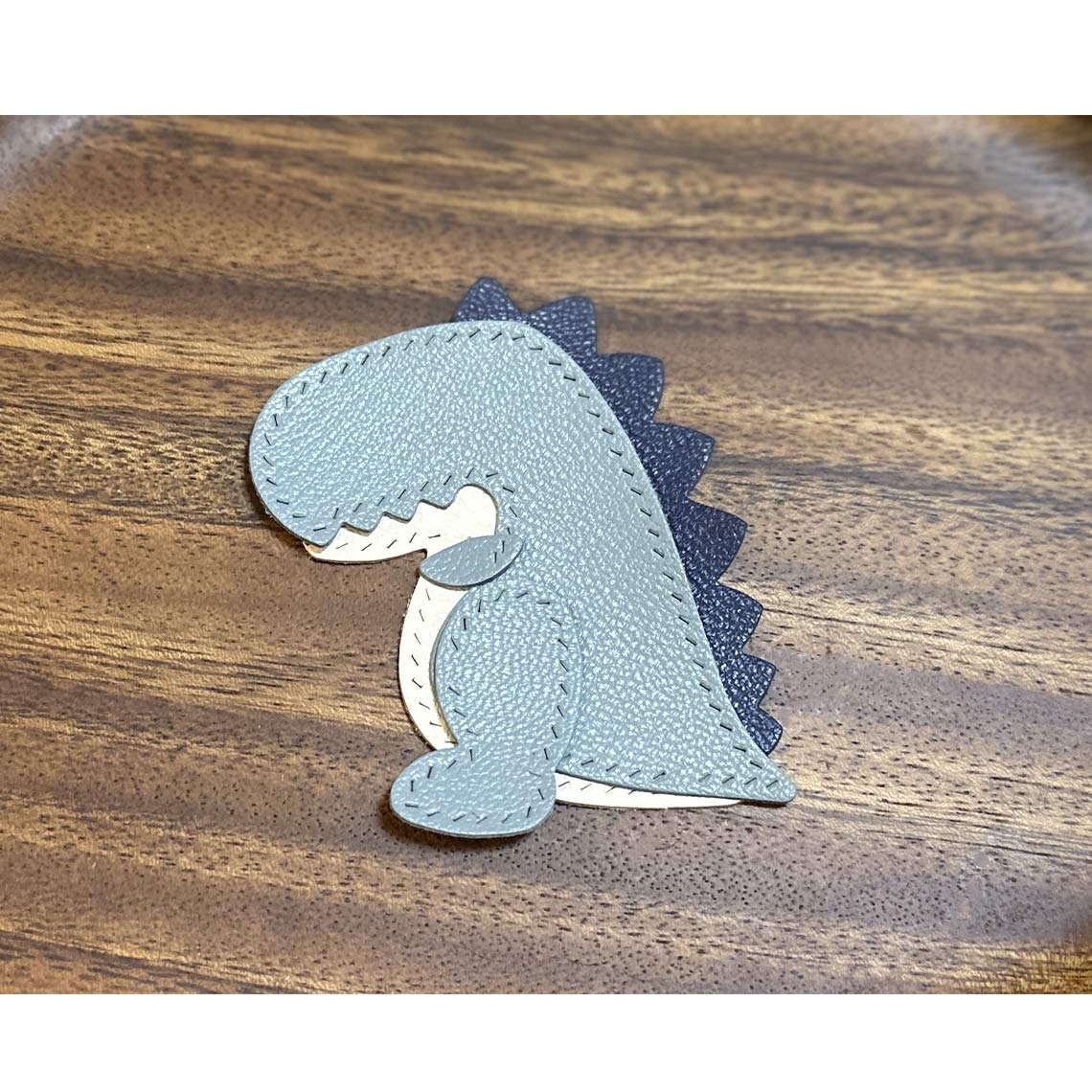 CUCUBIRD POPSEWING® Leather Dinosaur Keychain DIY Kit  