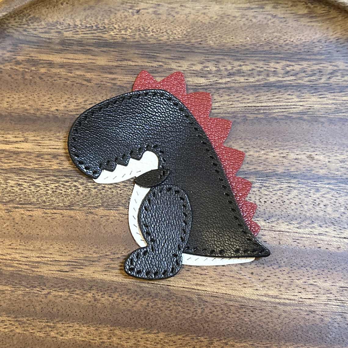 CUCUBIRD POPSEWING® Leather Dinosaur Keychain DIY Kit  