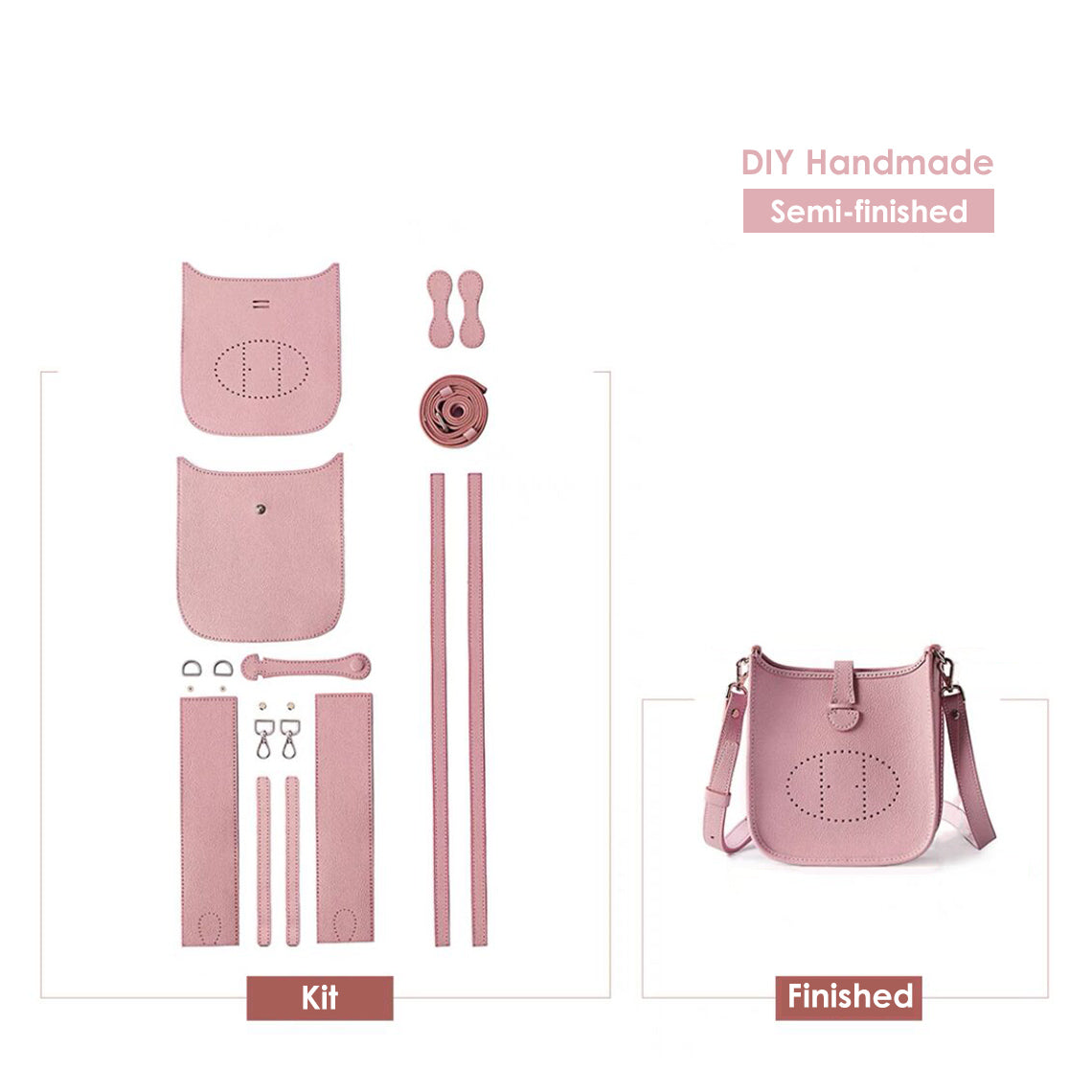CUCUBIRD Eveline Bag Leather Mini Crossbody Bag DIY Kit - POPSEWING®  