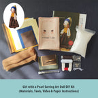 CUCUBIRD POPSEWING® Girl with a Pearl Earring Art Doll DIY Kits  