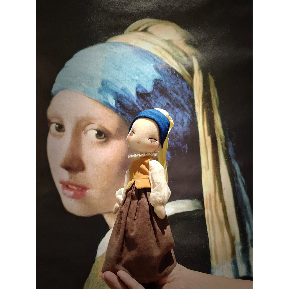 CUCUBIRD POPSEWING® Girl with a Pearl Earring Art Doll DIY Kits  