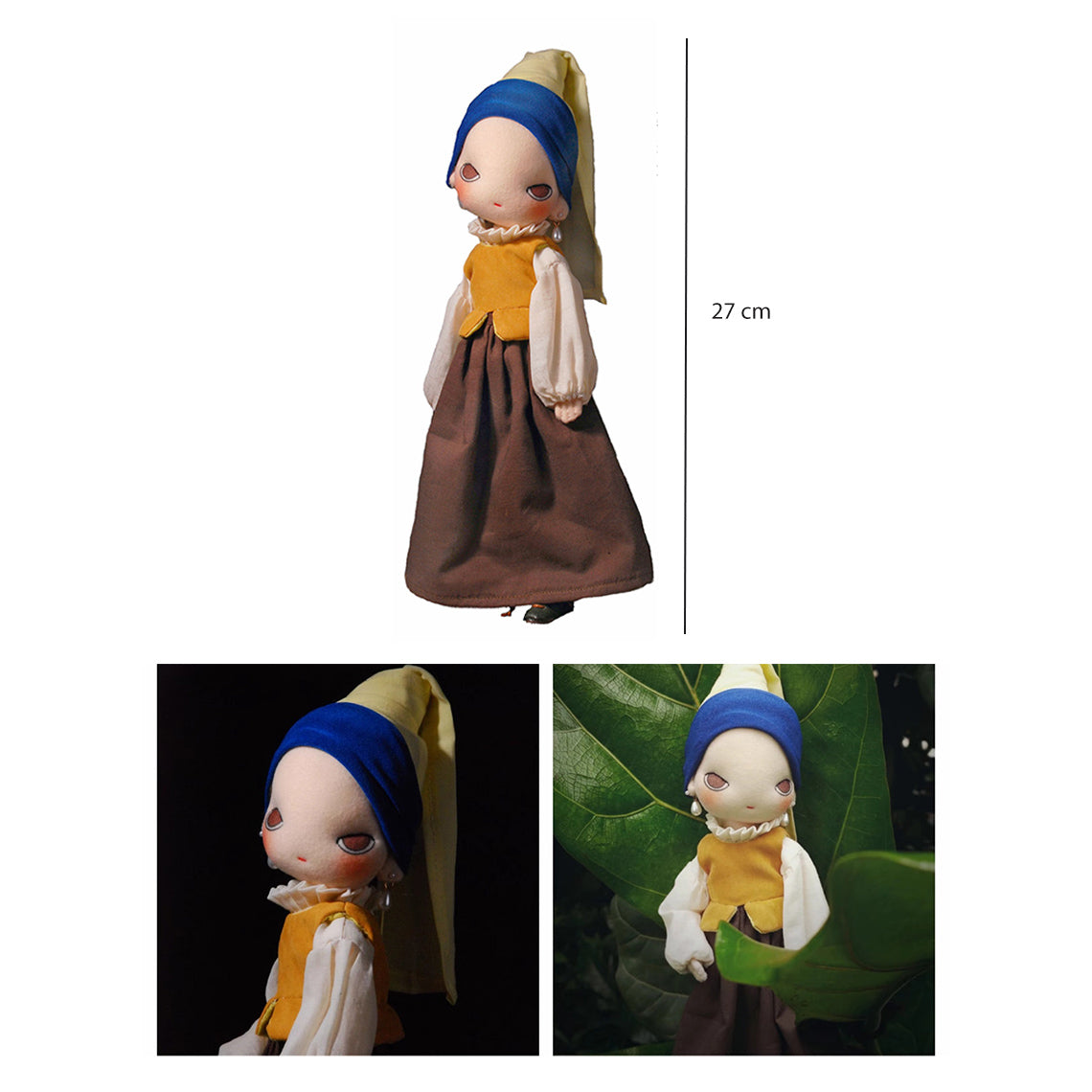CUCUBIRD POPSEWING® Girl with a Pearl Earring Art Doll DIY Kits  