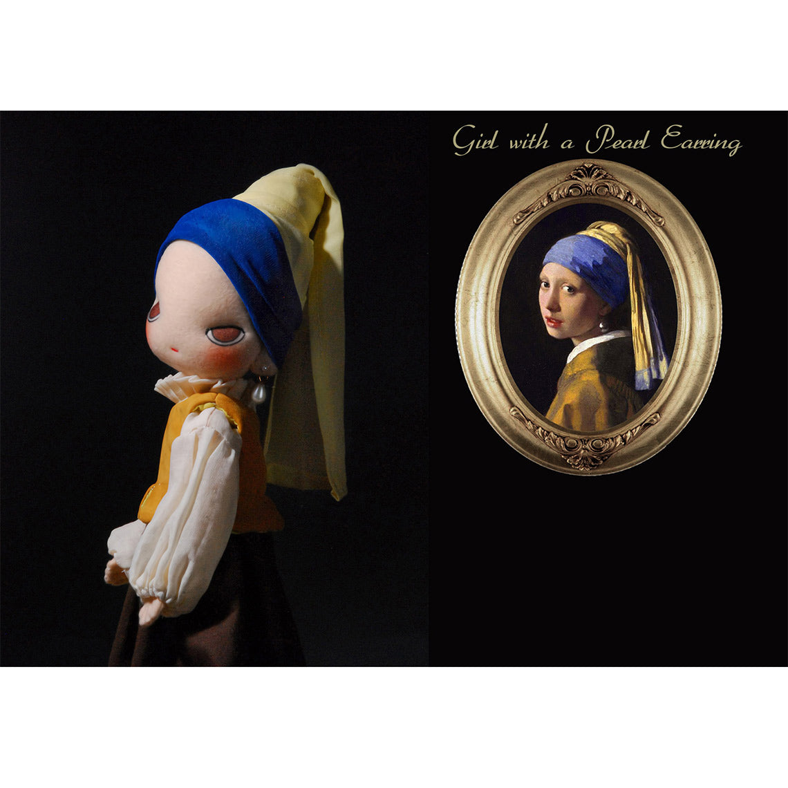 CUCUBIRD POPSEWING® Girl with a Pearl Earring Art Doll DIY Kits  