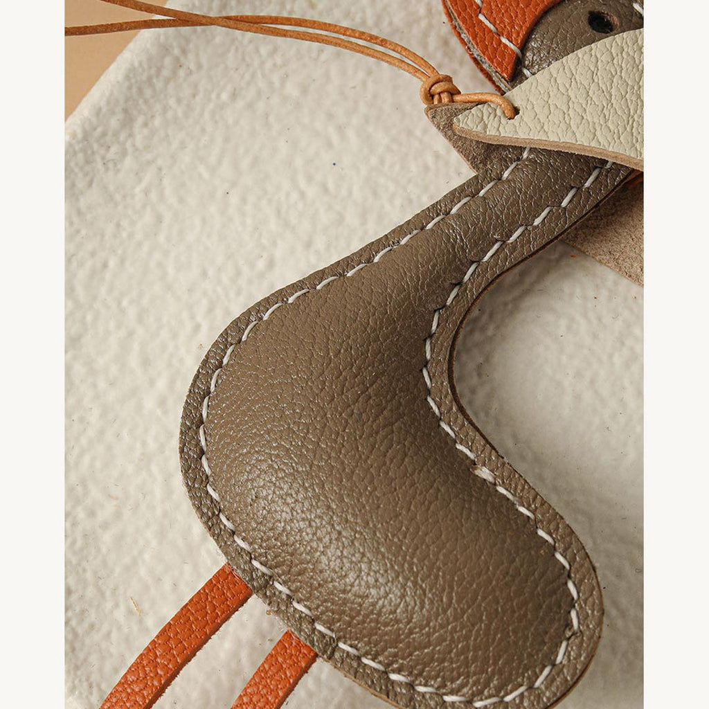 CUCUBIRD POPSEWING® Sheep Leather Lady Flamingo Charm DIY Kit  