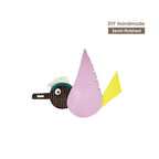 CUCUBIRD POPSEWING® Full Grain Leather Birdy Bag Charm DIY Kits  