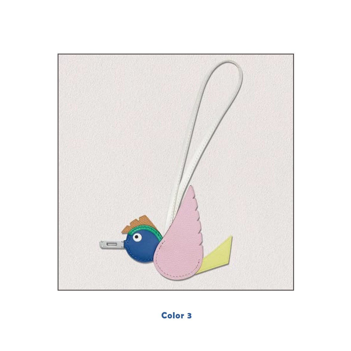 CUCUBIRD POPSEWING® Full Grain Leather Birdy Bag Charm DIY Kits  