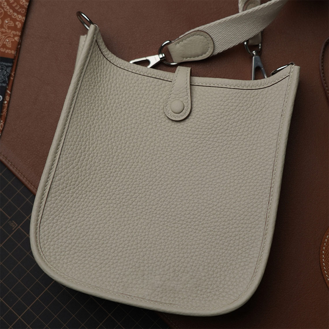 CUCUBIRD POPSEWING® Full Grain Leather Mini Eveline Bag DIY Kit  