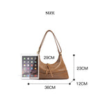 CUCUBIRD Leather Women Hobo Shoulder Bag  
