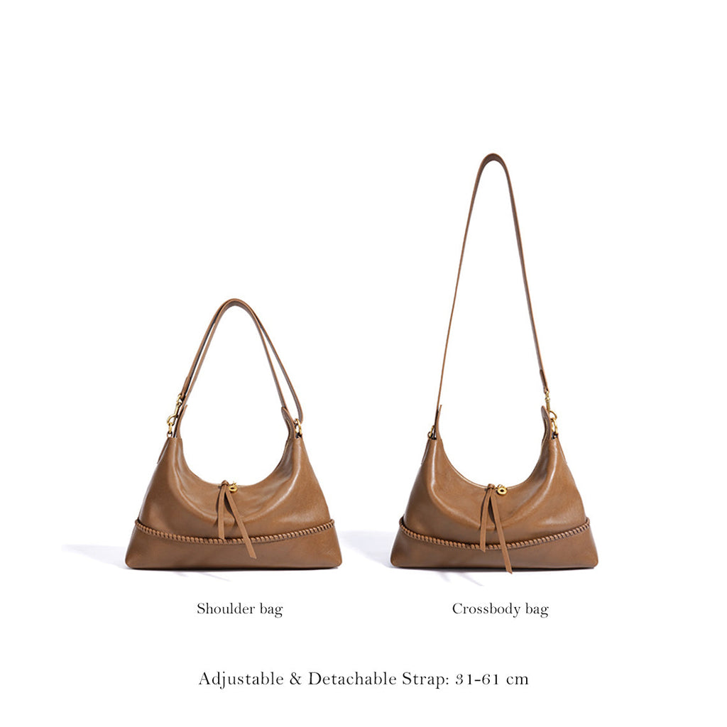 CUCUBIRD Leather Women Hobo Shoulder Bag  