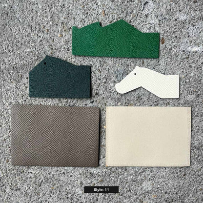 CUCUBIRD POPSEWING® Leather Horses Card Holder DIY Kit 11 