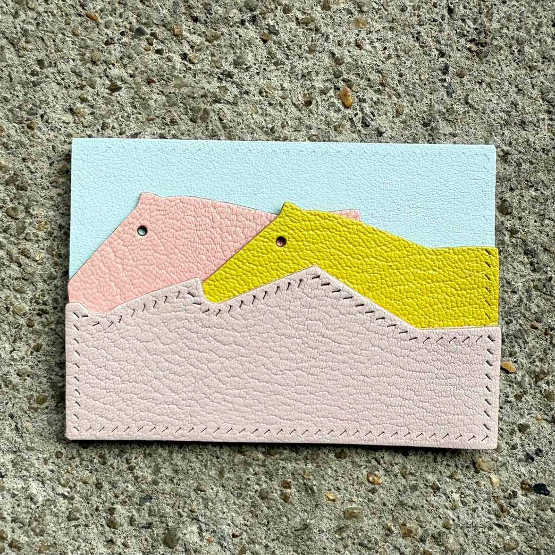 CUCUBIRD POPSEWING® Leather Horses Card Holder DIY Kit  
