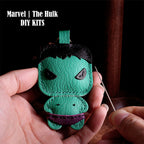 CUCUBIRD POPSEWING® Leather The Hulk Keychain DIY Kit  