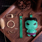 CUCUBIRD POPSEWING® Leather The Hulk Keychain DIY Kit  