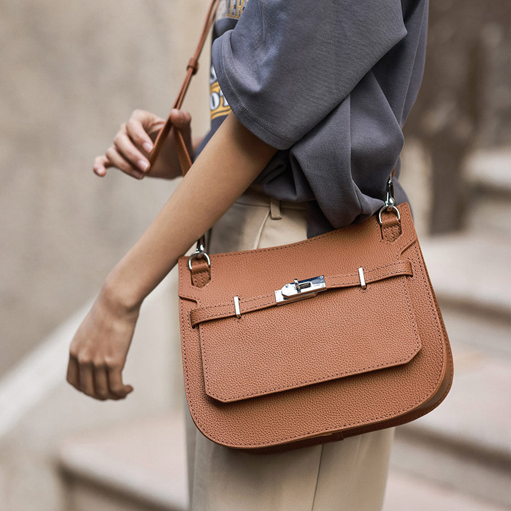 CUCUBIRD POPSEWING® Top Grain Leather Jypsiere Crossbody Bag DIY Kit  
