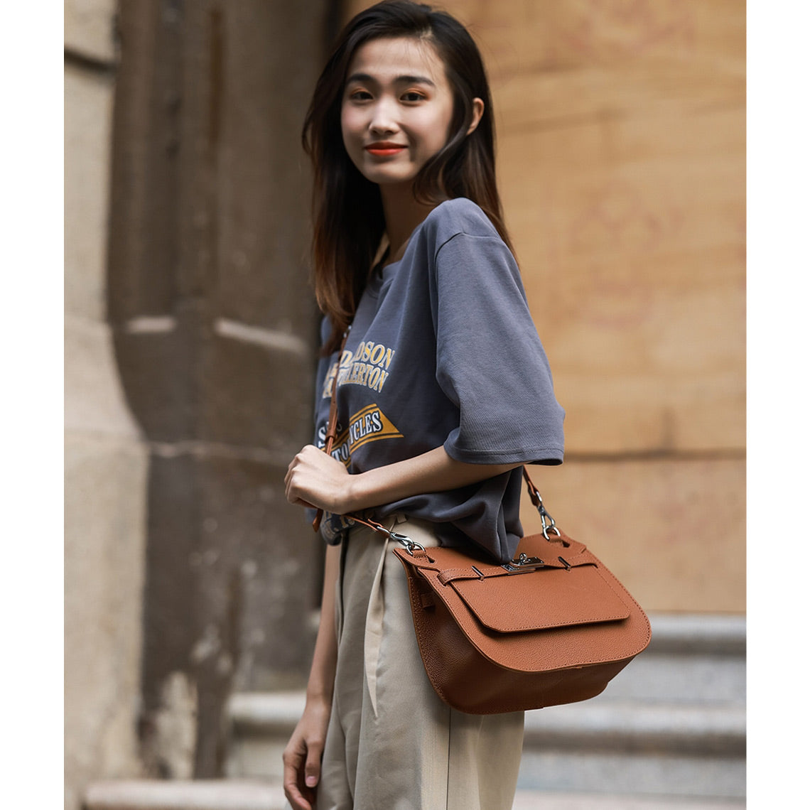CUCUBIRD POPSEWING® Top Grain Leather Jypsiere Crossbody Bag DIY Kit  
