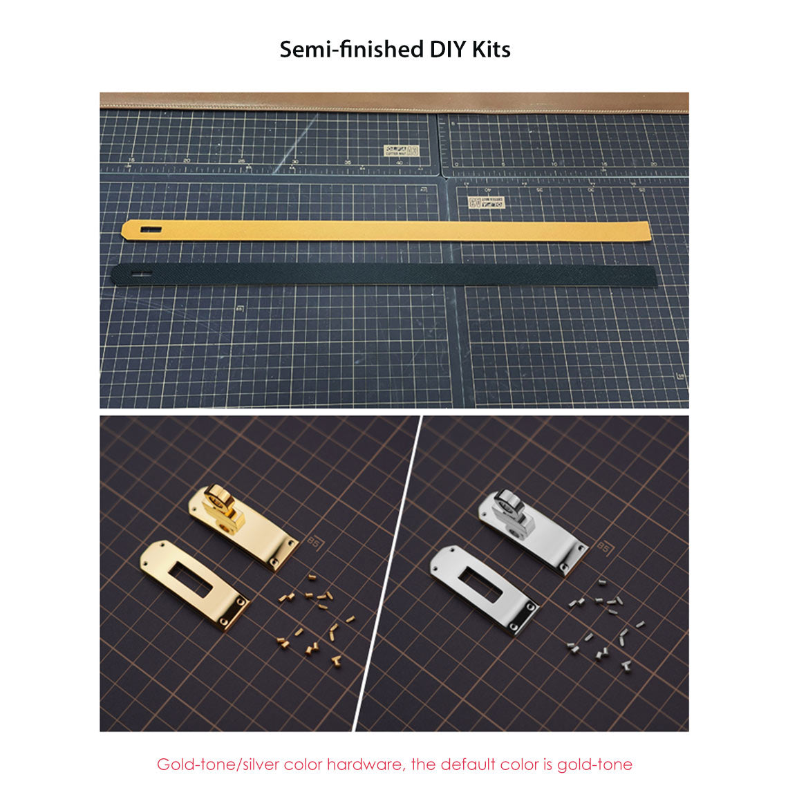 CUCUBIRD POPSEWING® Epsom Leather Inspired Kelli Slim Belt DIY Kits  