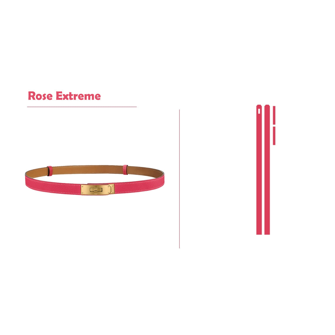 CUCUBIRD POPSEWING® Epsom Leather Inspired Kelli Slim Belt DIY Kits  