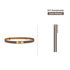 CUCUBIRD POPSEWING® Epsom Leather Inspired Kelli Slim Belt DIY Kits  