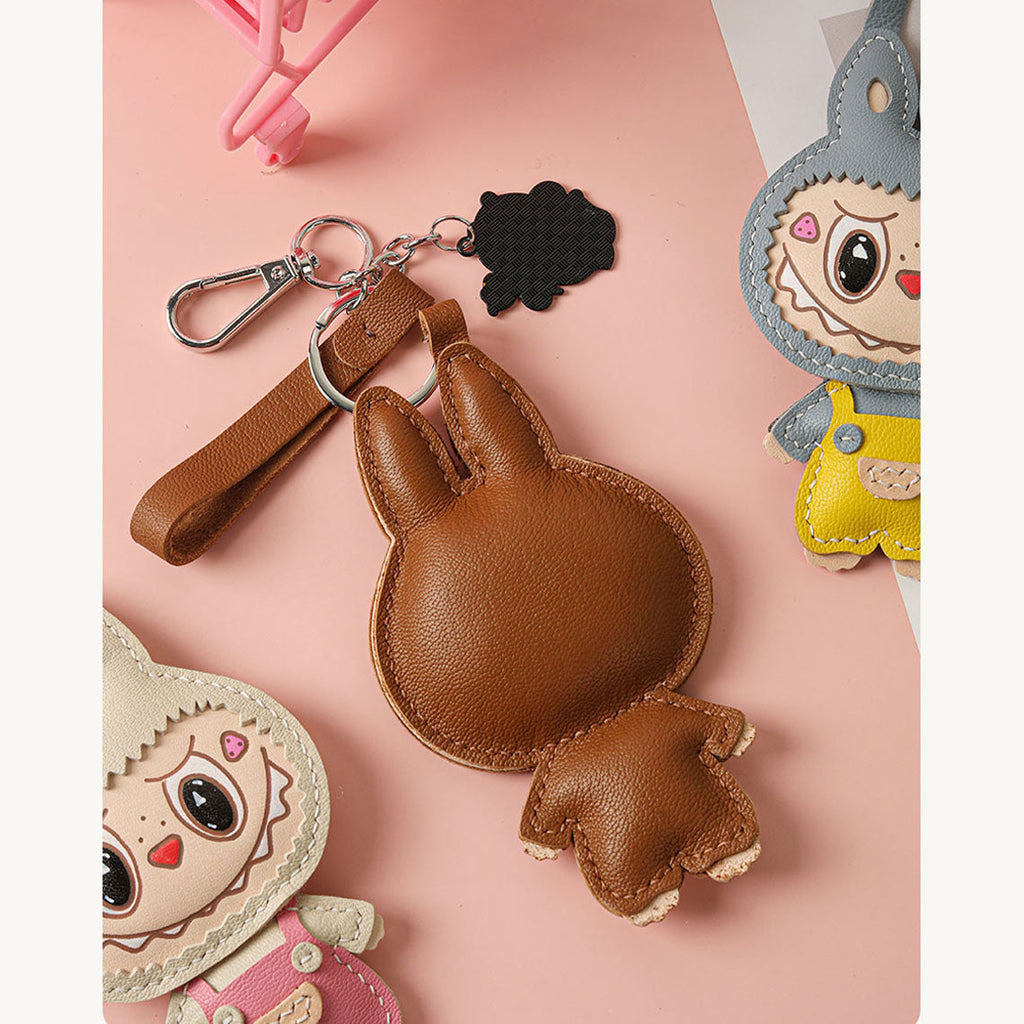 CUCUBIRD CUCUBIRD Leather Monster Doll Keychain DIY Kits  