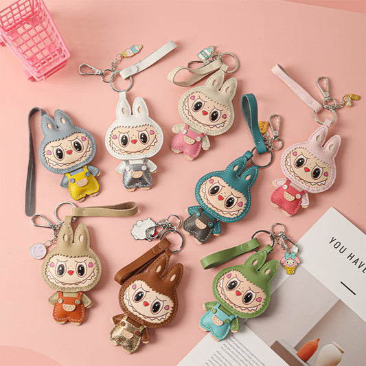 CUCUBIRD POPSEWING® Leather Monster Doll Keychain DIY Kits  