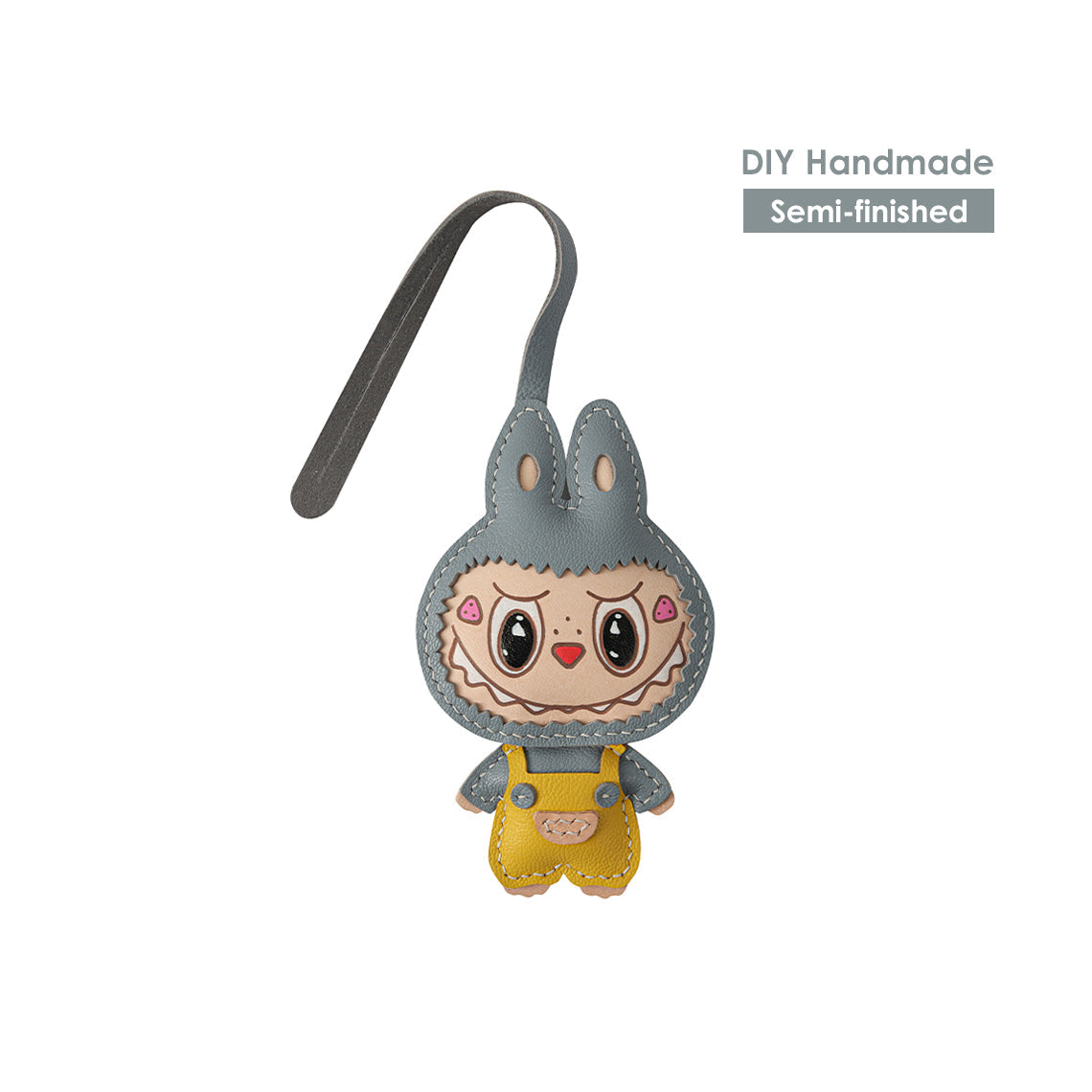 CUCUBIRD POPSEWING® Leather Monster Doll Keychain DIY Kits  