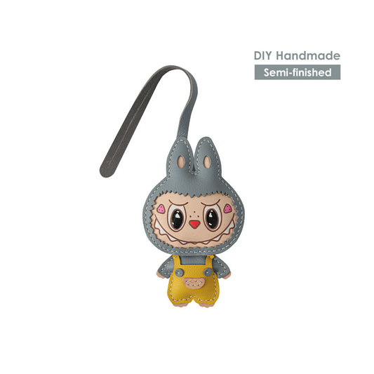 CUCUBIRD POPSEWING® Leather Monster Doll Keychain DIY Kits  