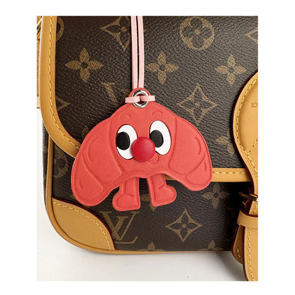 CUCUBIRD Vegetable Tanned Leather Toast Charm