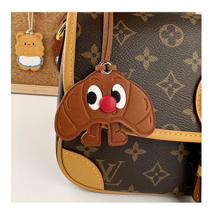 CUCUBIRD Vegetable Tanned Leather Toast Charm