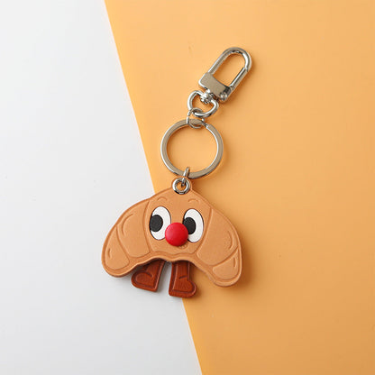 CUCUBIRD Vegetable Tanned Leather Toast Charm