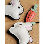 CUCUBIRD CUCUBIRD Leather New Bunny & Carrot Keychain DIY Kit  