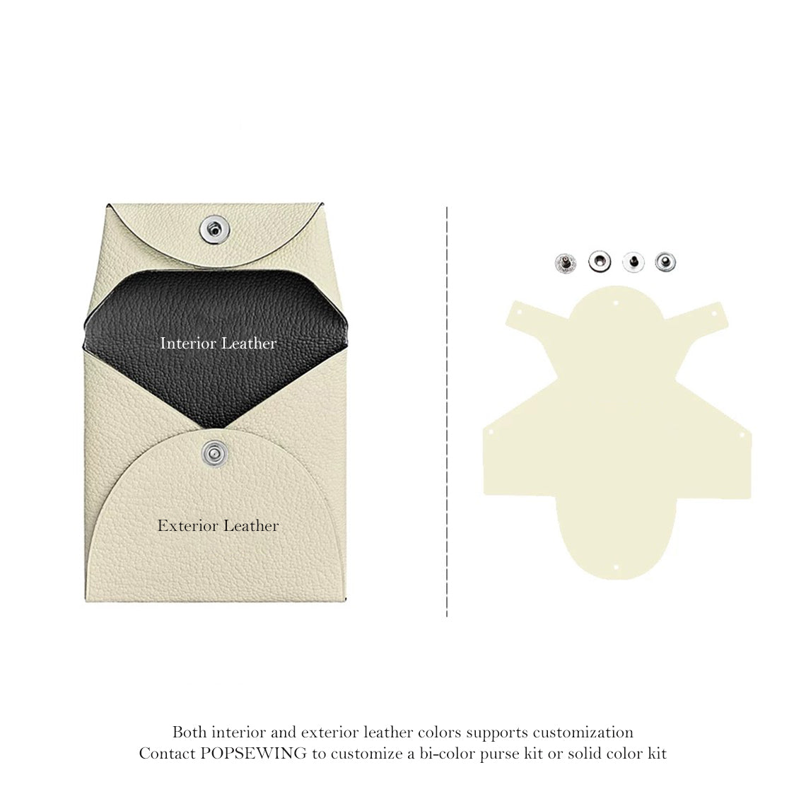 CUCUBIRD Epsom Leather Inspired Basita Purse DIY Kit