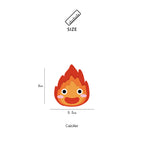CUCUBIRD CUCUBIRD Sheep Leather Anime Calcifer Charm DIY Kits  