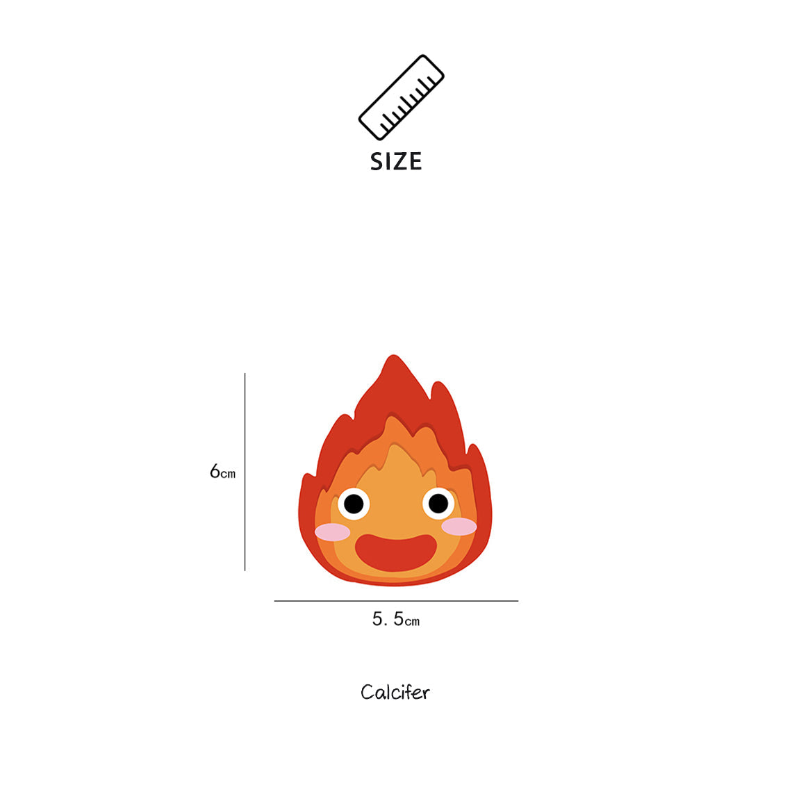 CUCUBIRD CUCUBIRD Sheep Leather Anime Calcifer Charm DIY Kits  