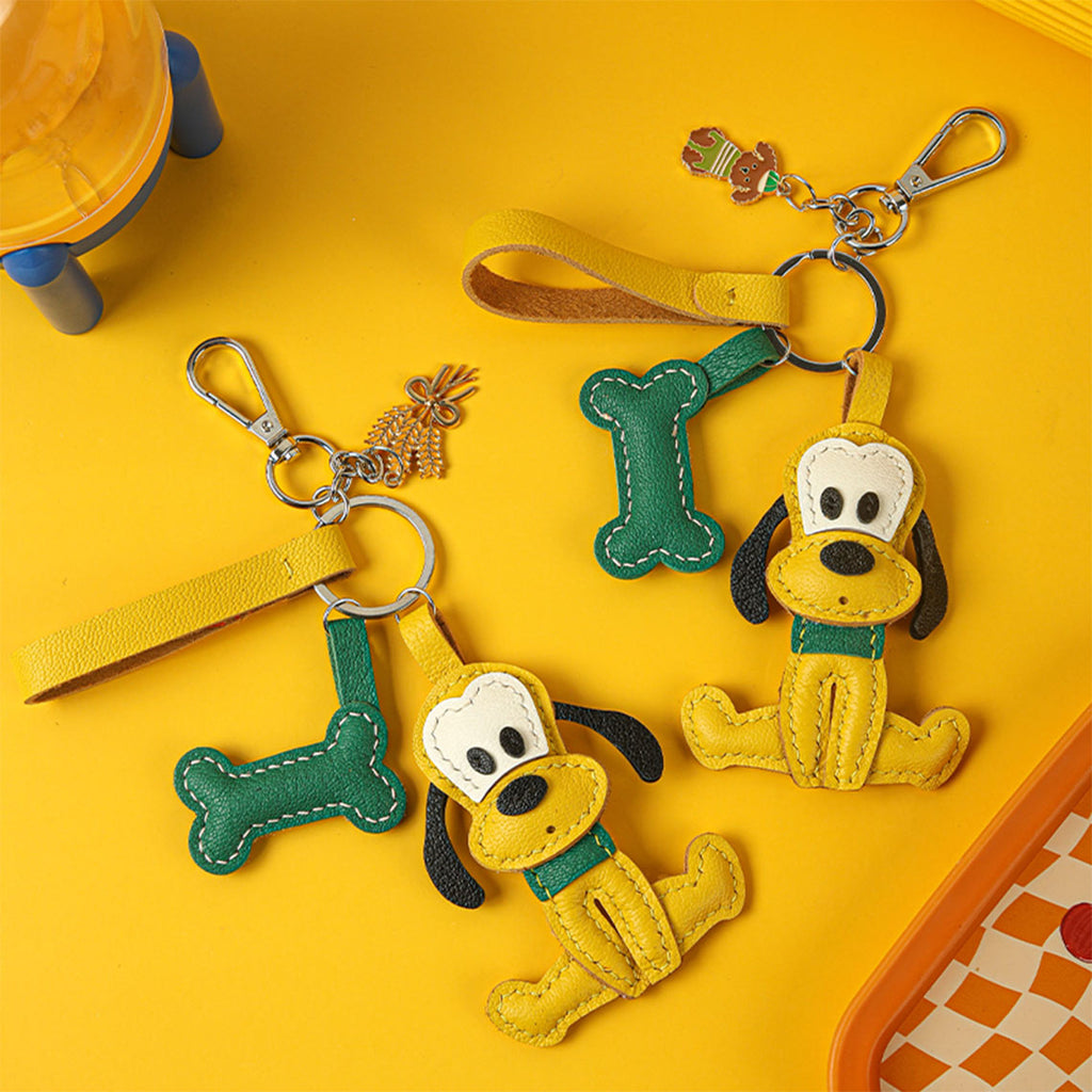 CUCUBIRD POPSEWING® Leather Puppy Keychain DIY Kit  