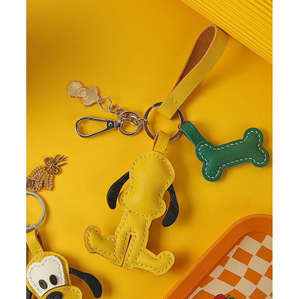 CUCUBIRD POPSEWING® Leather Puppy Keychain DIY Kit  