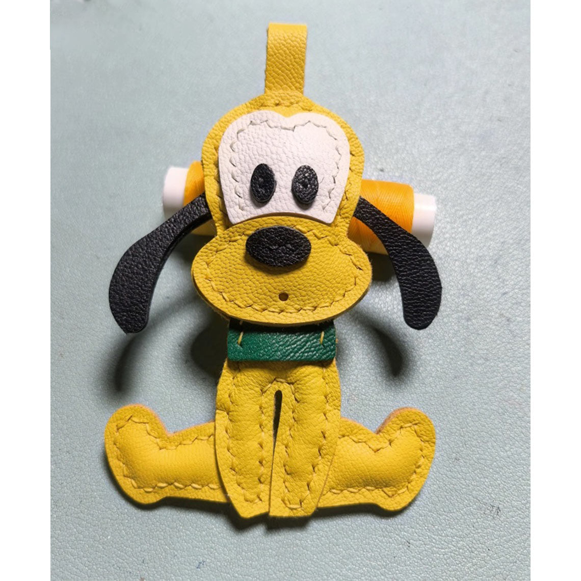 CUCUBIRD POPSEWING® Leather Puppy Keychain DIY Kit  