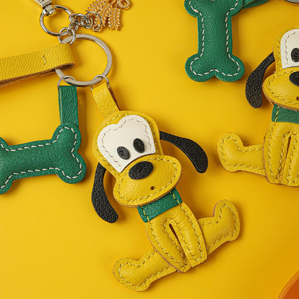 CUCUBIRD POPSEWING® Leather Puppy Keychain DIY Kit  