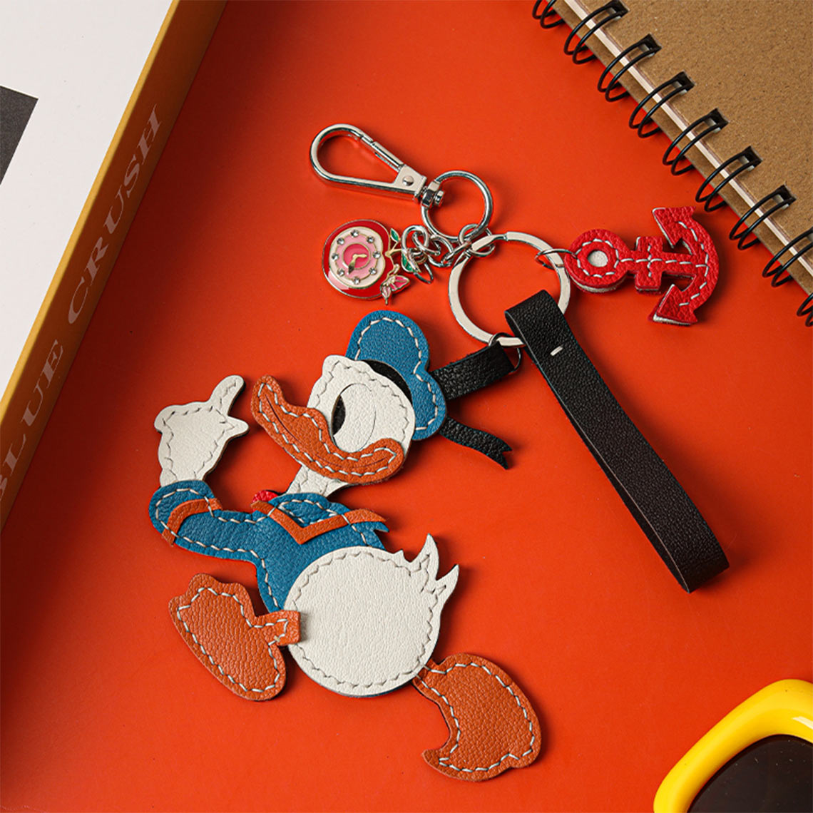 CUCUBIRD POPSEWING® Leather Sailor Duck Keychain DIY Kit  