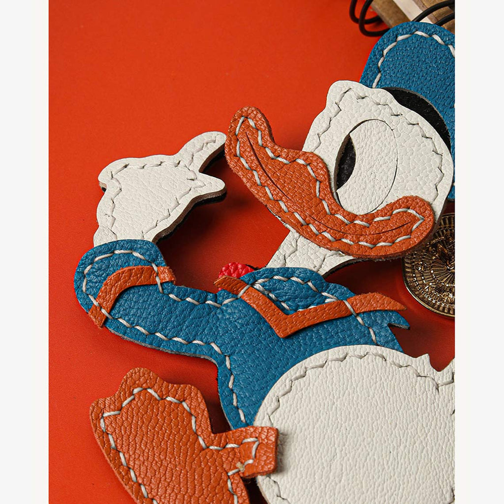 CUCUBIRD POPSEWING® Leather Sailor Duck Keychain DIY Kit  
