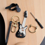 CUCUBIRD CUCUBIRD Leather Guitar Design Keychain DIY Kit  