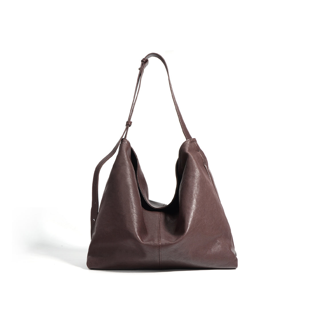 Sheep Leather Slouchy Hobo Bag