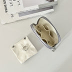 CUCUBIRD Top Grain Leather Small Jewelry Purse  