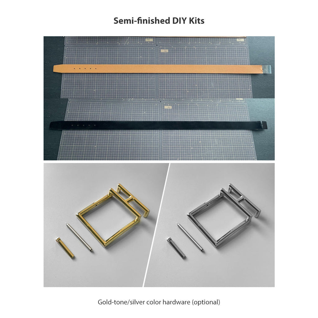 CUCUBIRD CUCUBIRD Full Grain Leather Inspired Men's Belt DIY Kits  