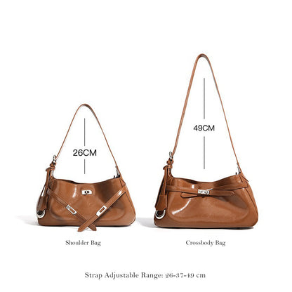 Leather Inspired Kelly Hobo Bag