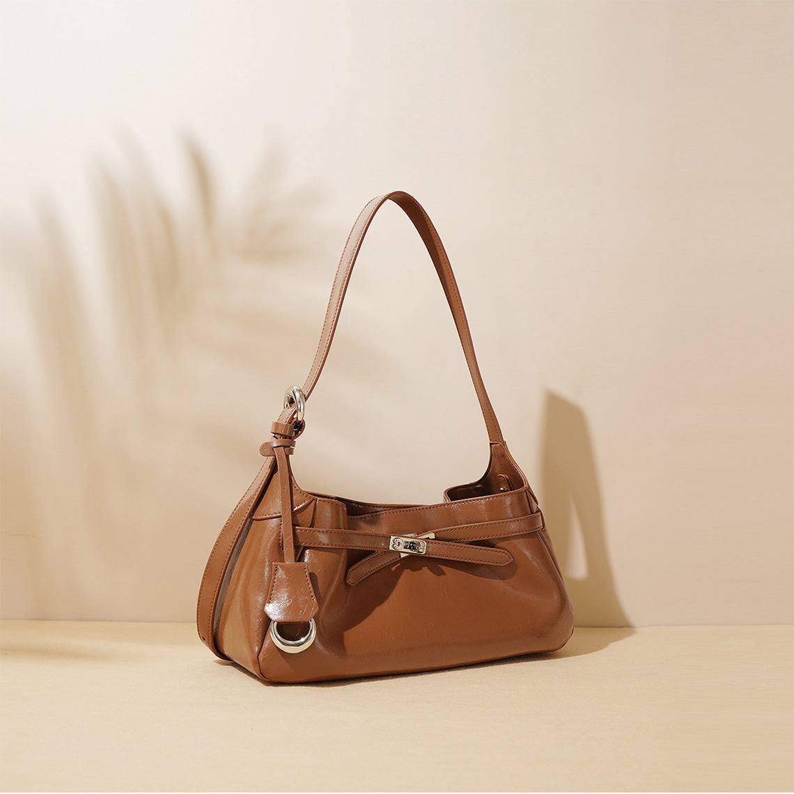 Leather Inspired Kelly Hobo Bag