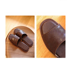 CUCUBIRD Top Grain Leather Home Slippers DIY Kits  