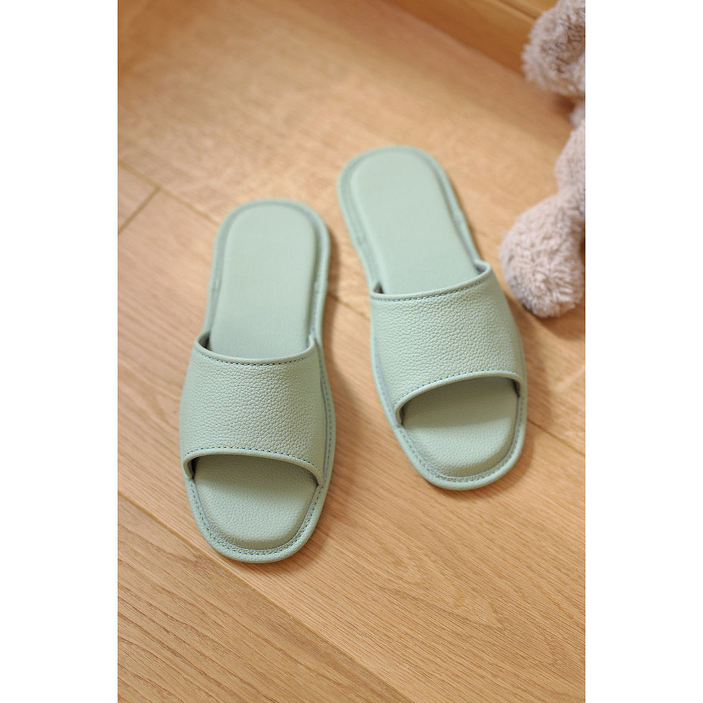 CUCUBIRD Top Grain Leather Home Slippers DIY Kits  
