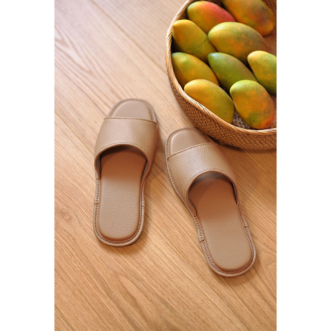 CUCUBIRD Top Grain Leather Home Slippers DIY Kits  